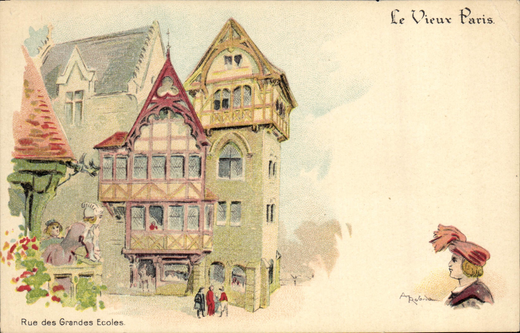 CPA Le Vieux Paris Au Bon Marche Rue des Grande Ecoles