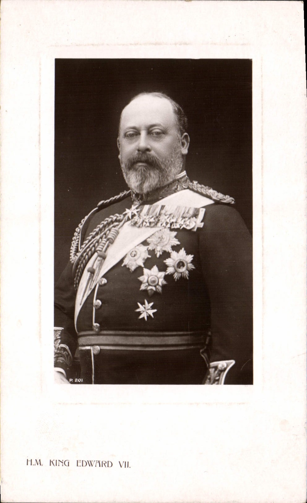CPA HM King Edward VII