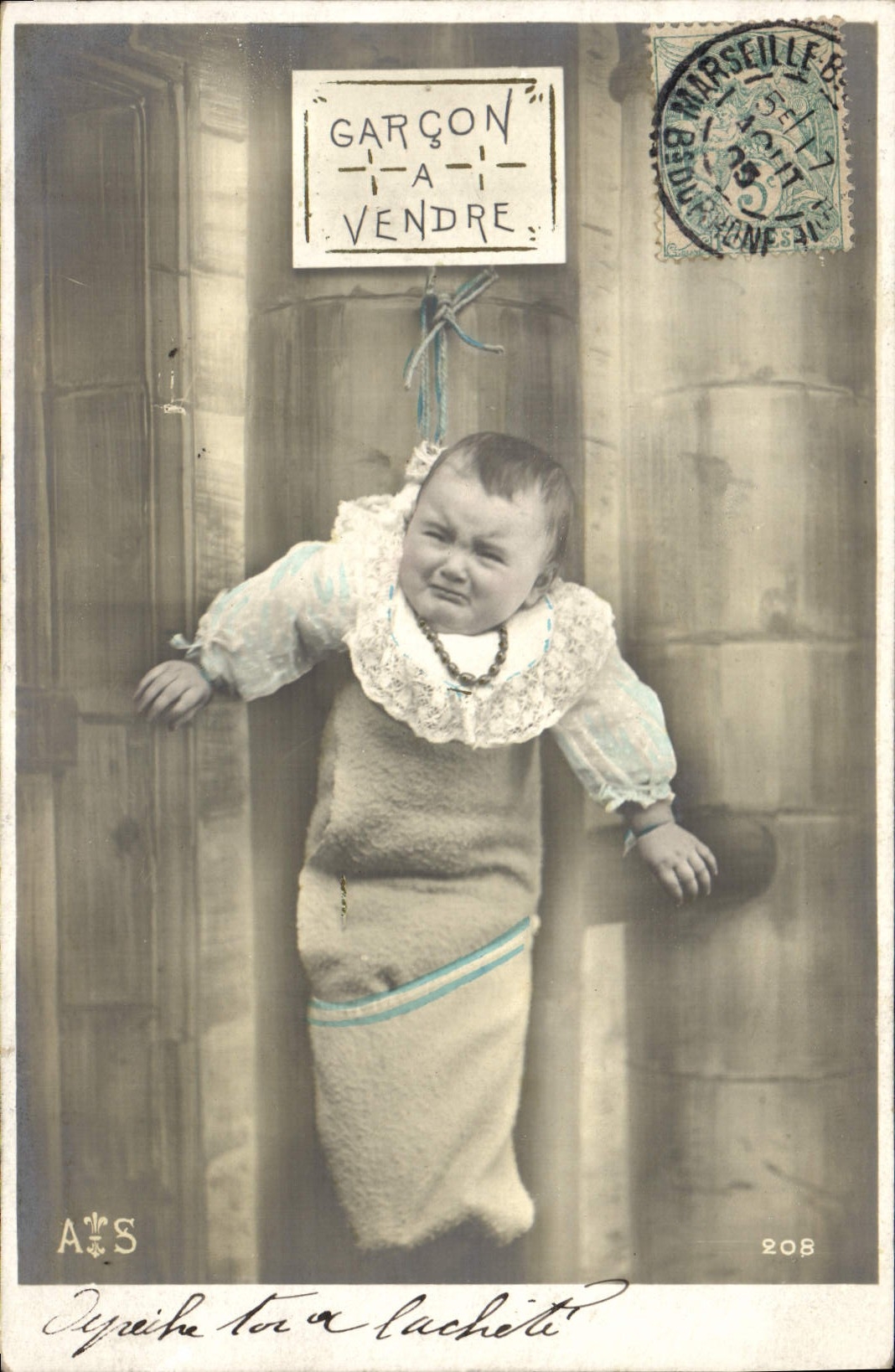 CPA Fantaisie Bebe Enfant Garcon a vendre