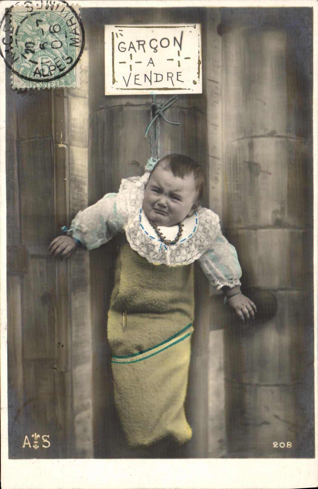 CPA Fantaisie Bebe Enfant Garcon a vendre