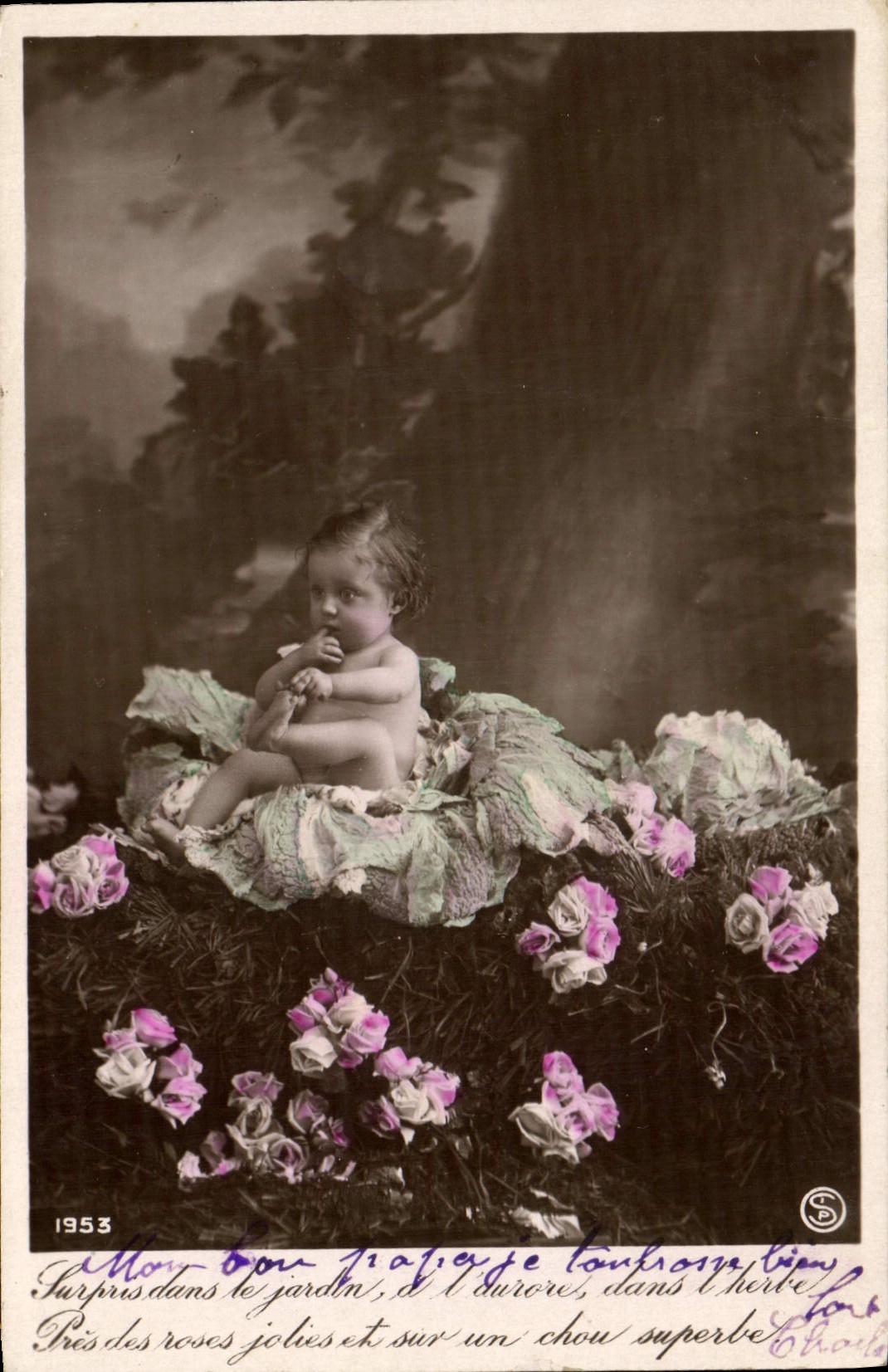 CPA Fantaisie Bebe Enfant