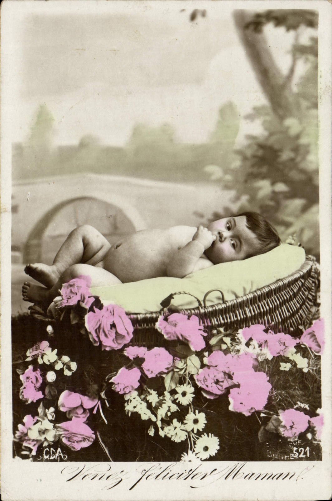 CPA Fantaisie Bebe Enfant 