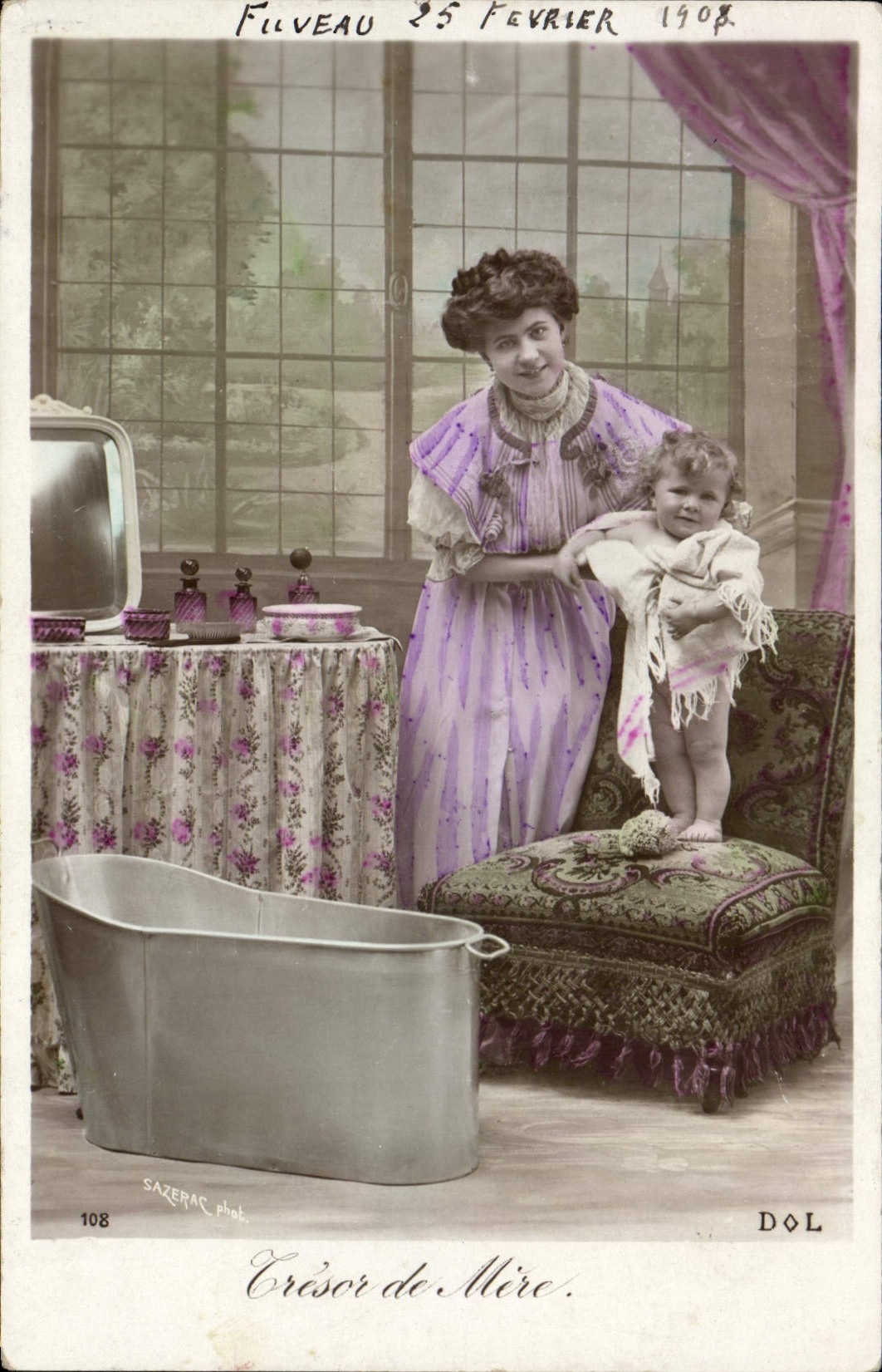 CPA Fantaisie Bebe Enfant FEmme