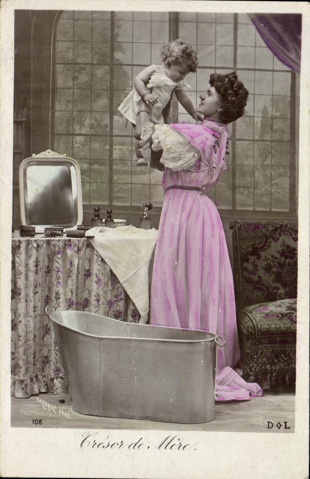 CPA Fantaisie Bebe Enfant FEmme