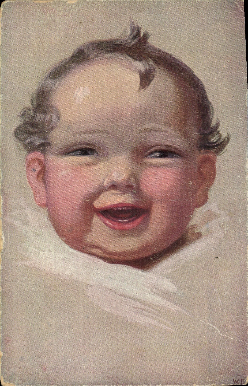 CPA Fantaisie Bebe Enfant