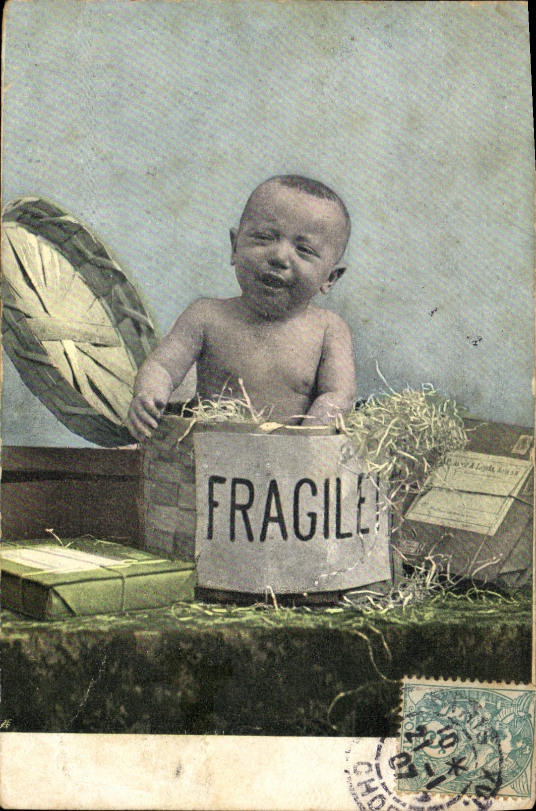 CPA Fantaisie Bebe Enfant