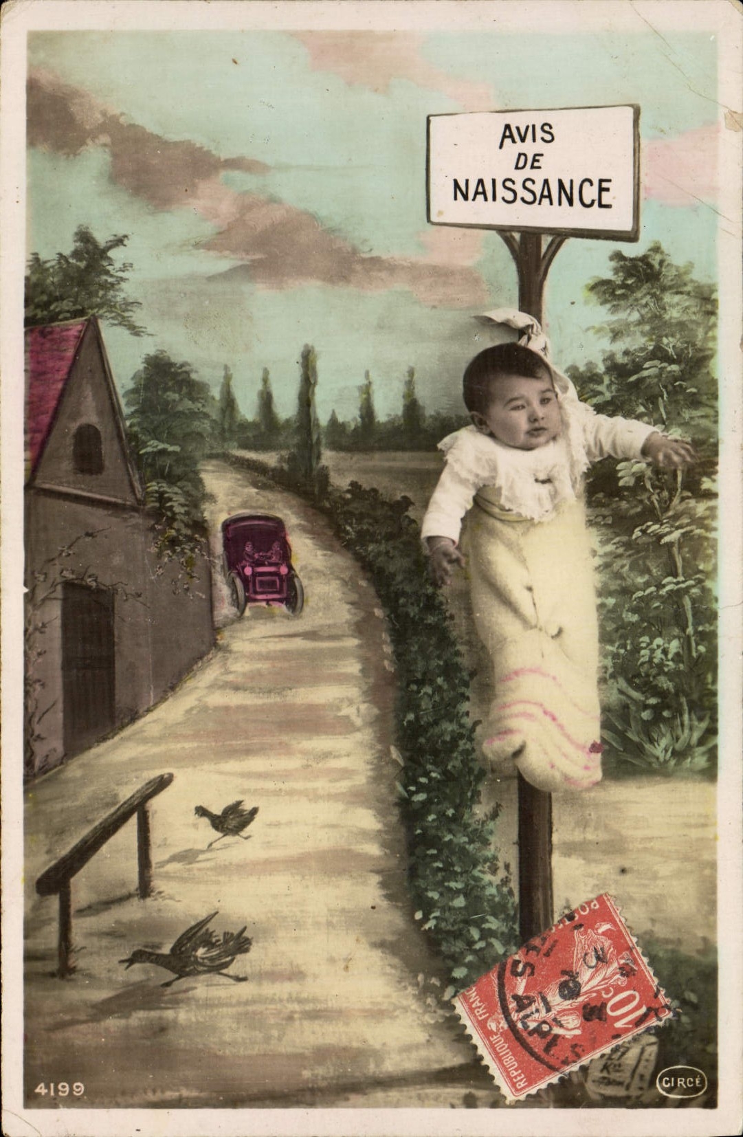 CPA Fantaisie Bebe Enfant 