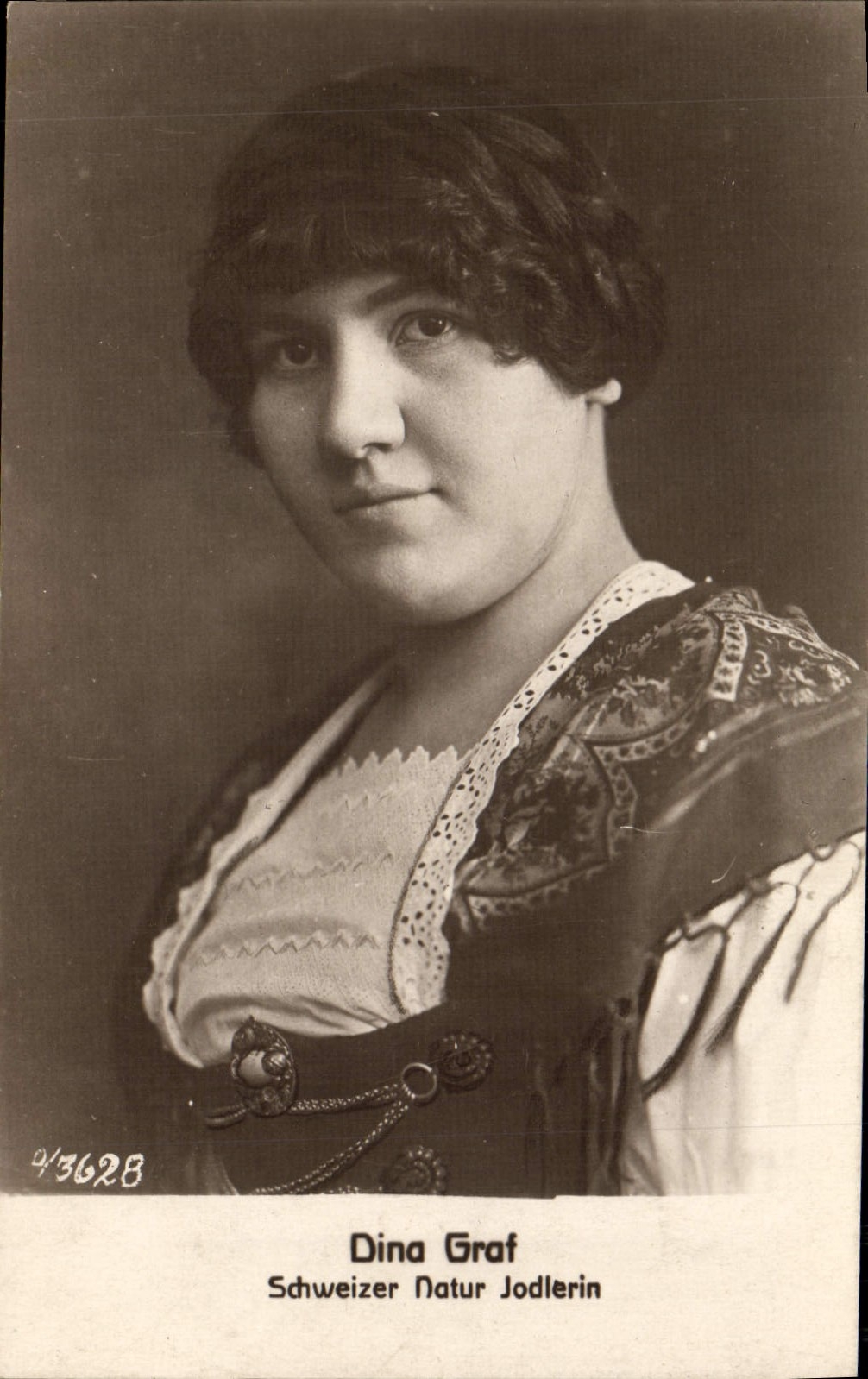 VINTAGE POSTCARD Theater Dined Graf Schweizer Natur Jolderin