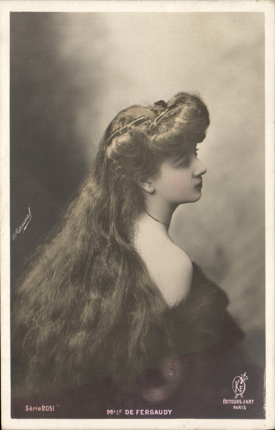 CPA Theatre Mlle de Fergaudy