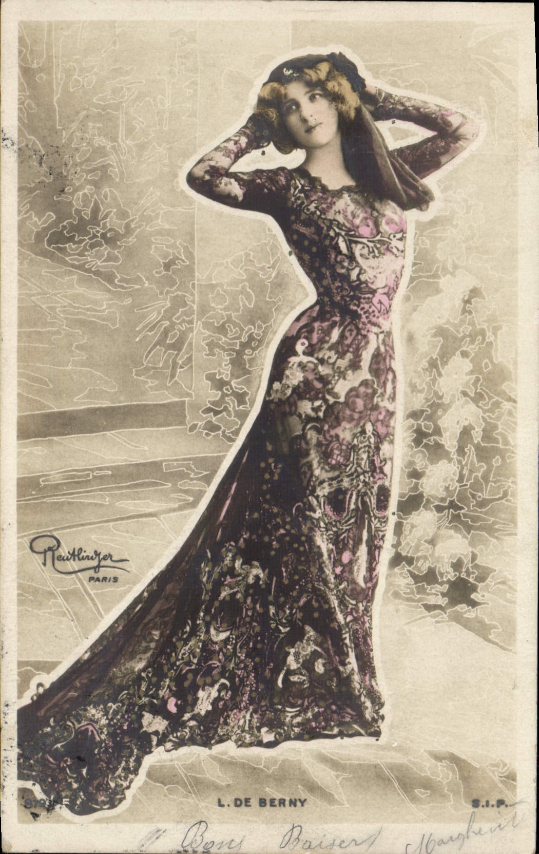 VINTAGE POSTCARD Theater L of Berny