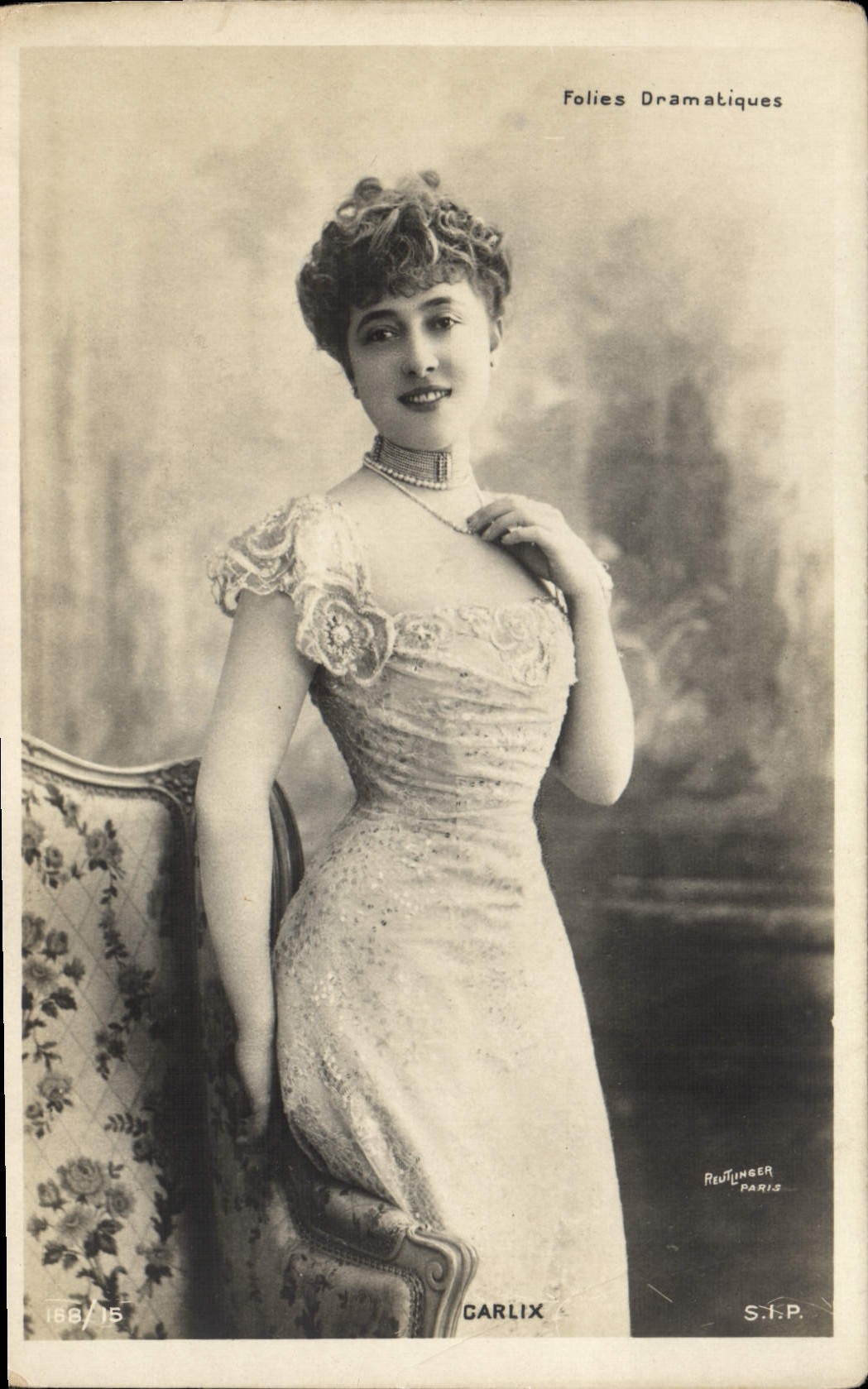 VINTAGE POSTCARD Theater Dramatic Madnesses Garlix