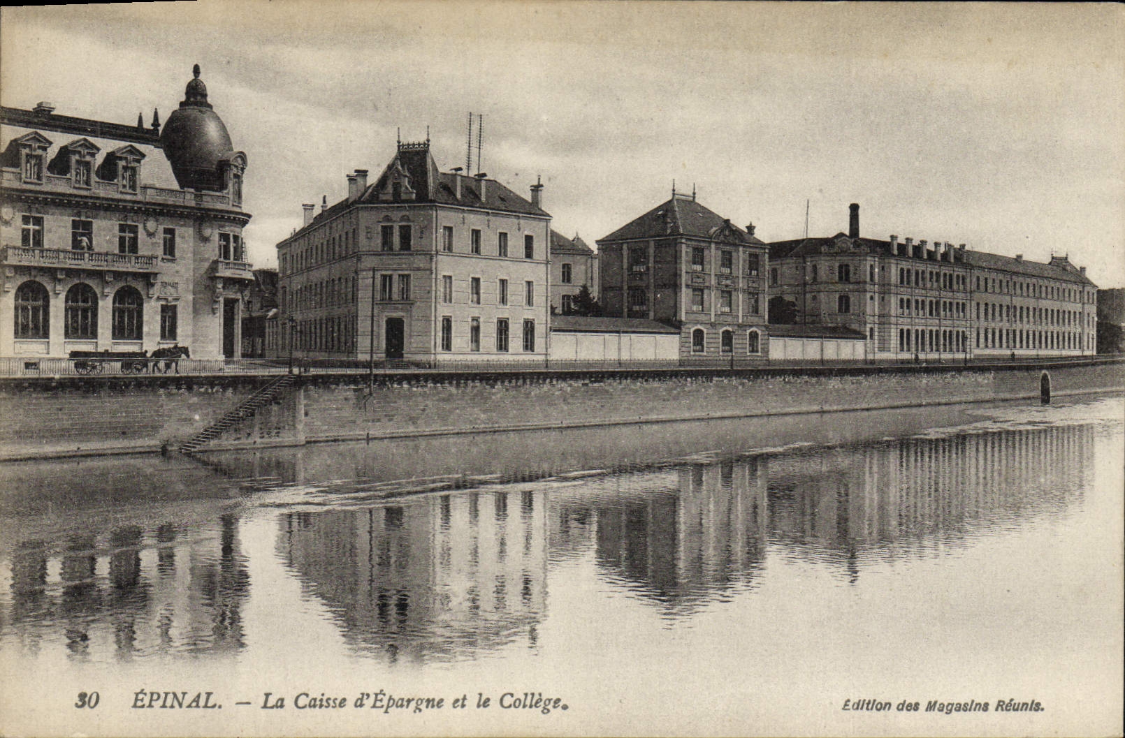 CPA Banque Epinal La Caisse d'Epargne et le college 