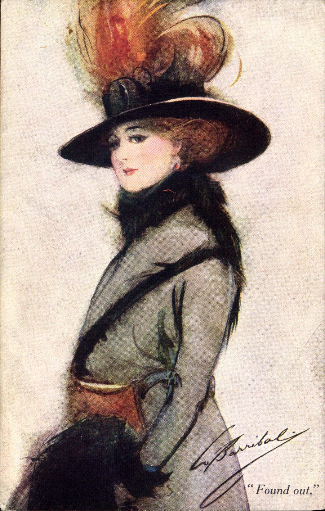 VINTAGE POSTCARD Fantasy Illustrator The Barribal