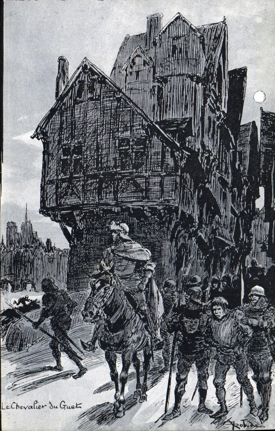 CPA Le Vieux Paris Le chevalier du guet