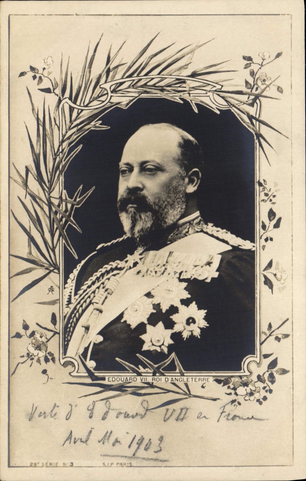 CPA Edouard VII Roi d'Angleterre