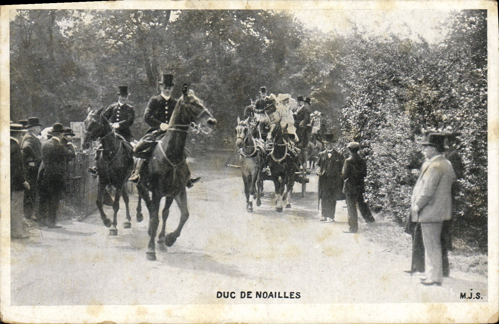 VINTAGE POSTCARD Duke of Noailles