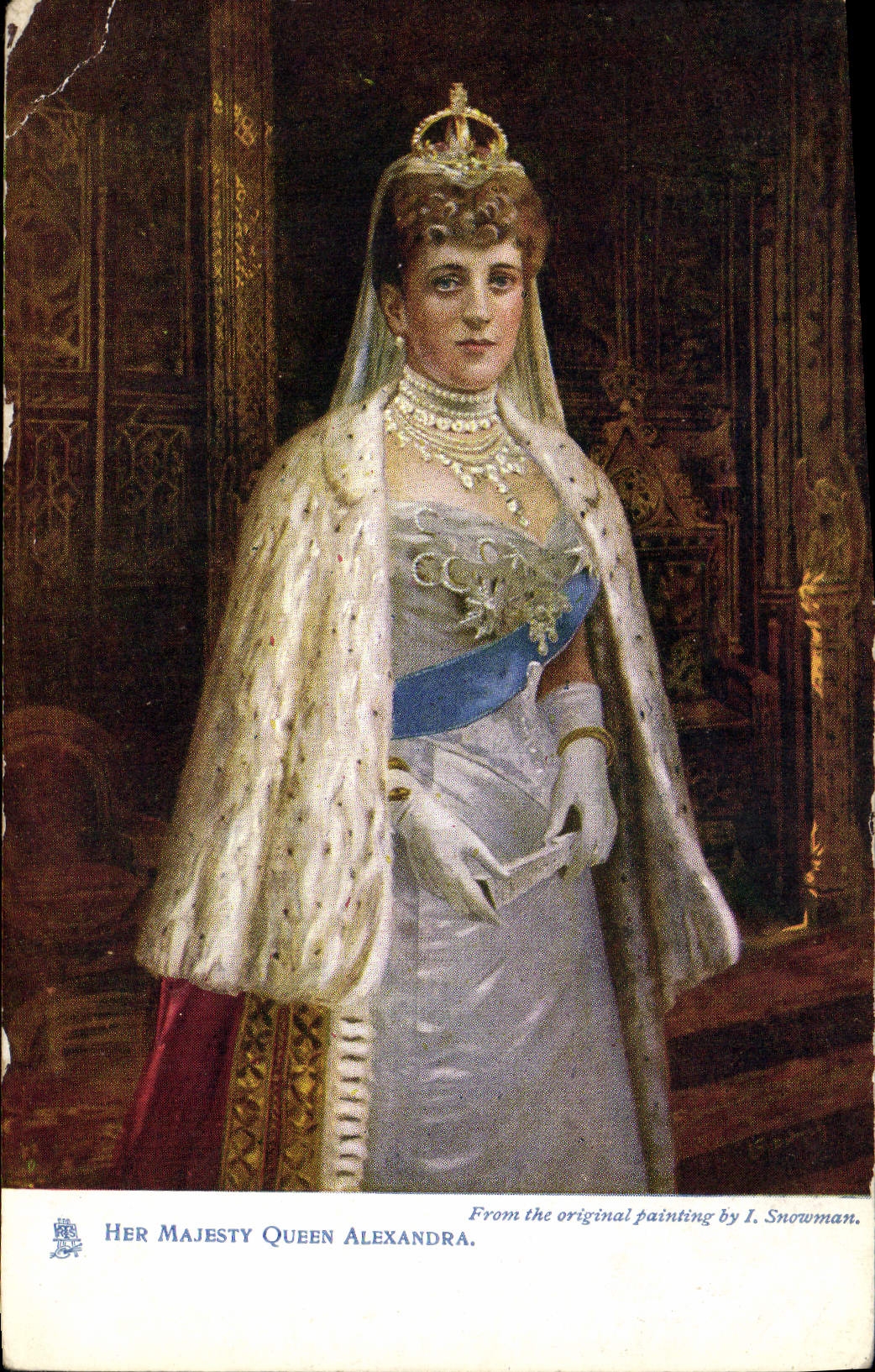 VINTAGE POSTCARD Her majesty Alexandra