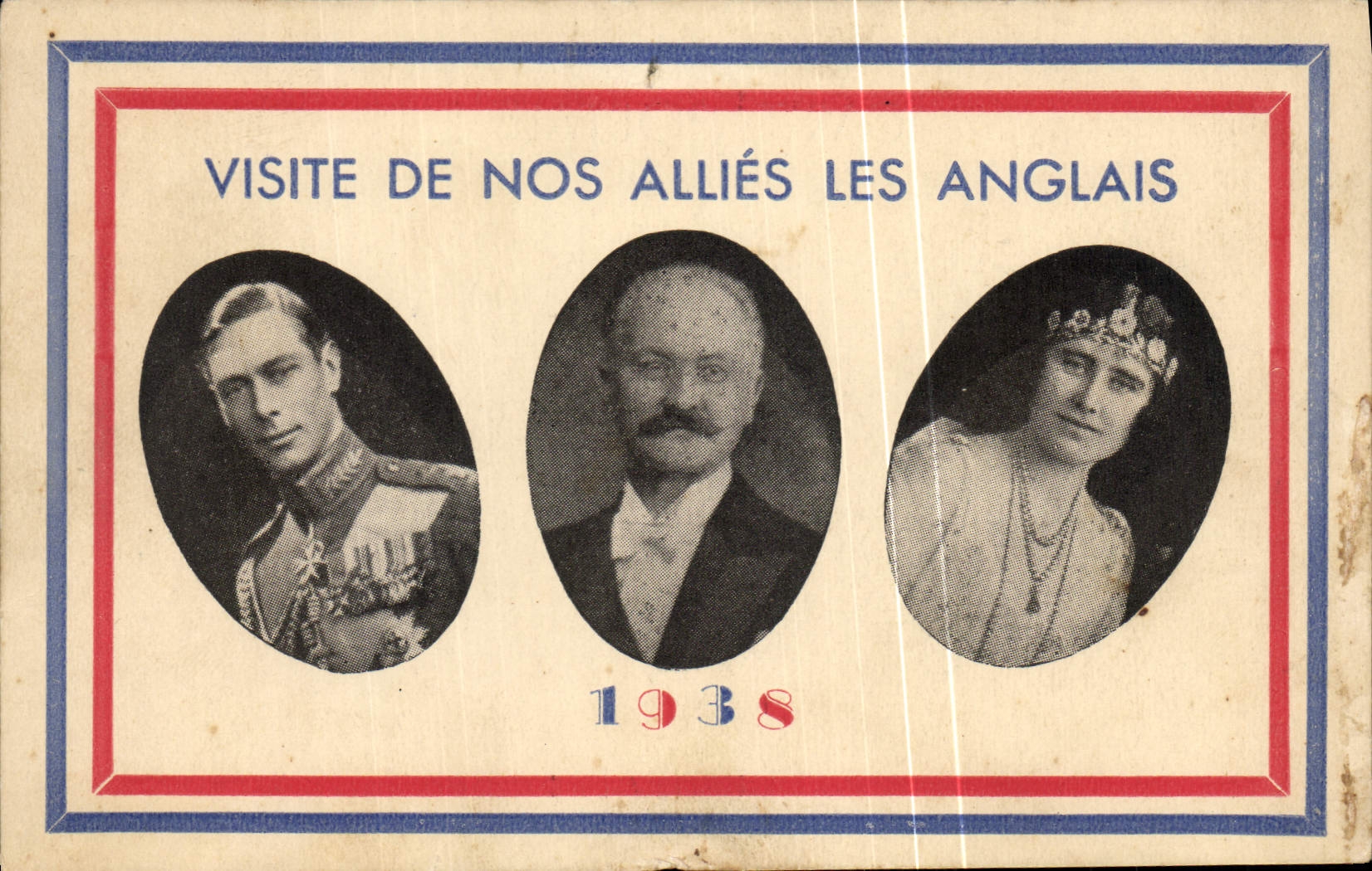 CPA Visite de nos allies les anglais 1938