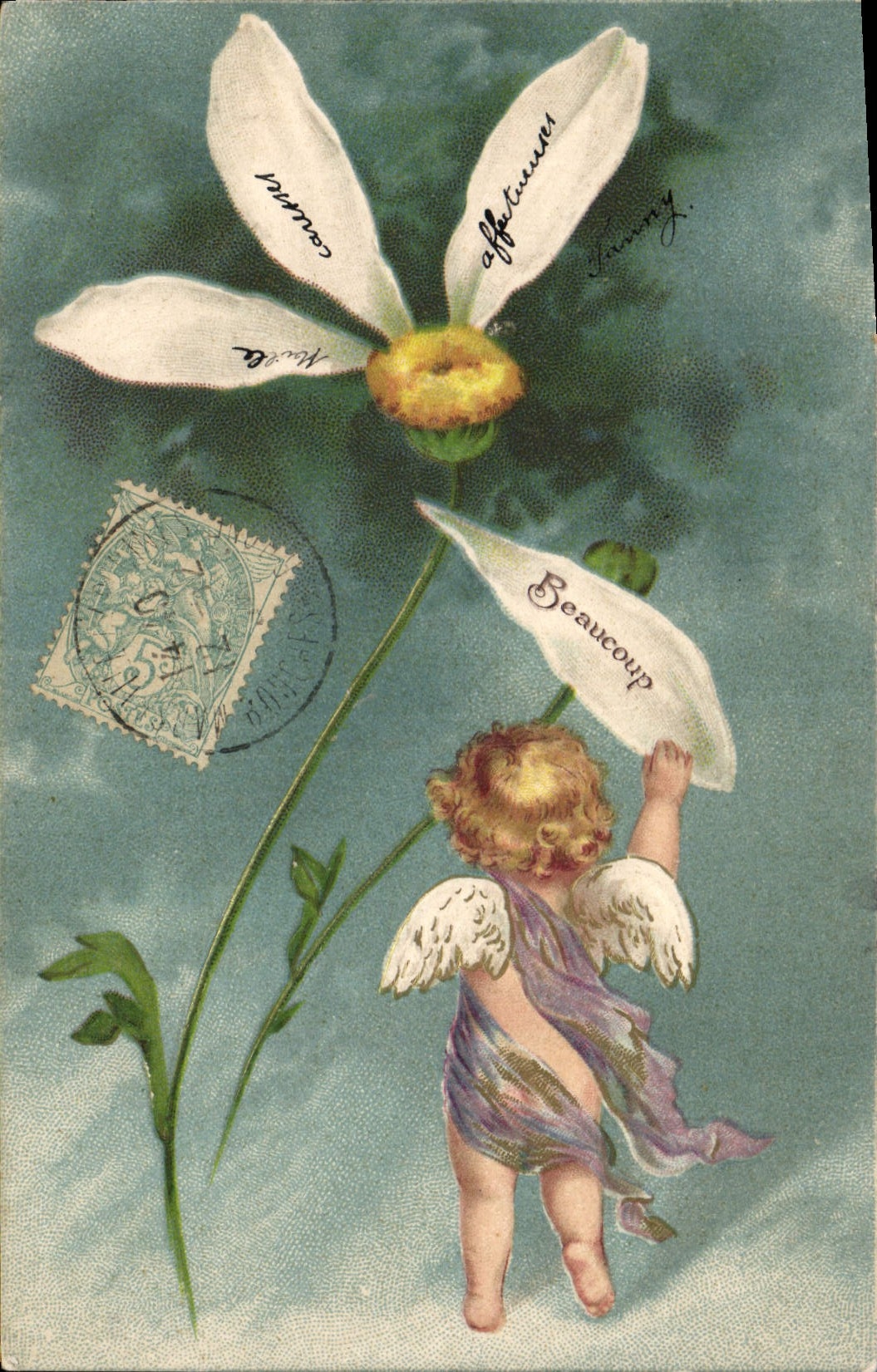 CPA Fantaisie Ange Anges 