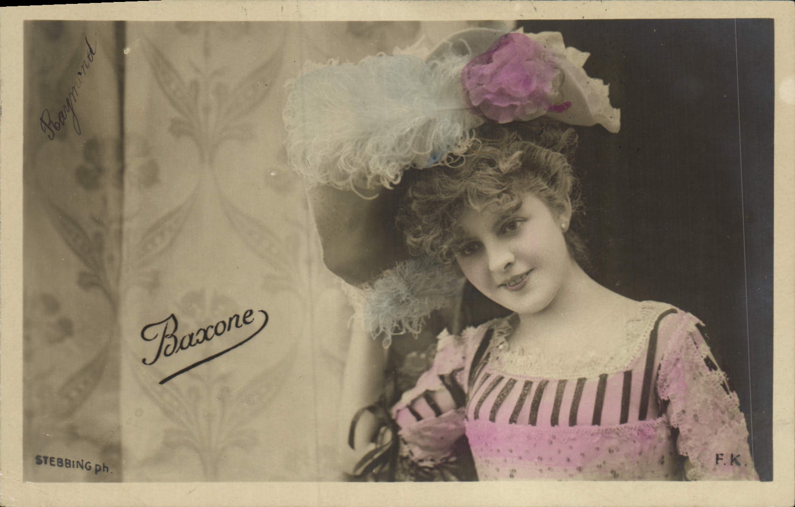 VINTAGE POSTCARD Baxone Theater