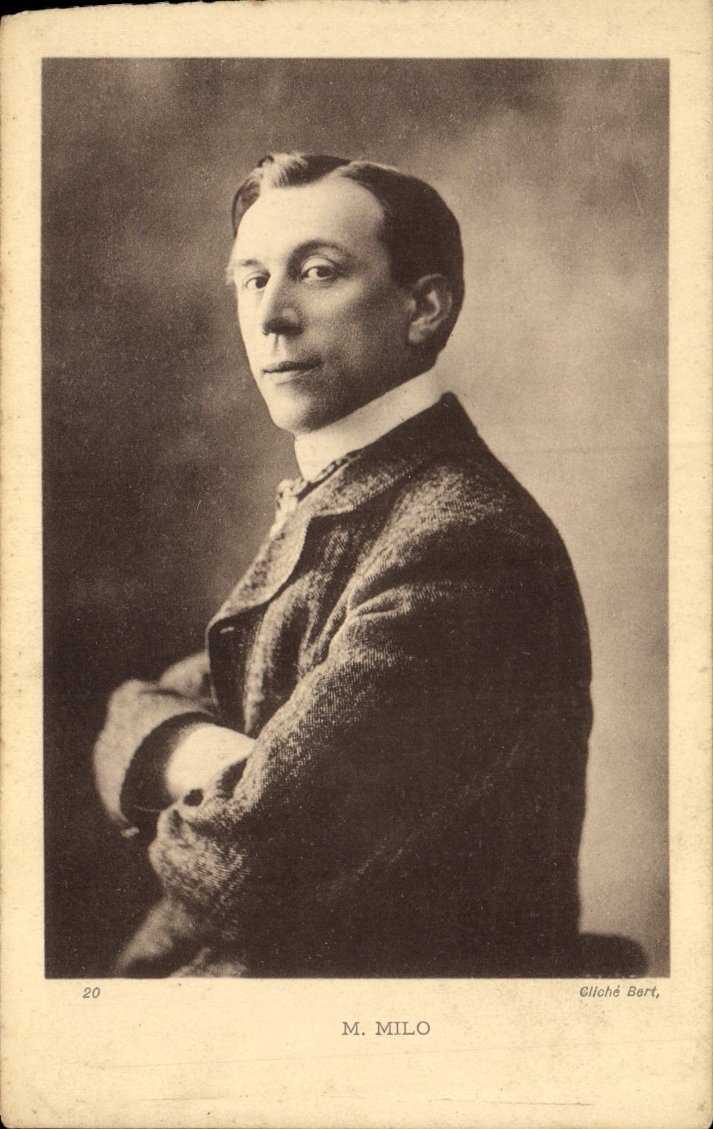 VINTAGE POSTCARD Theater Mr. Milo