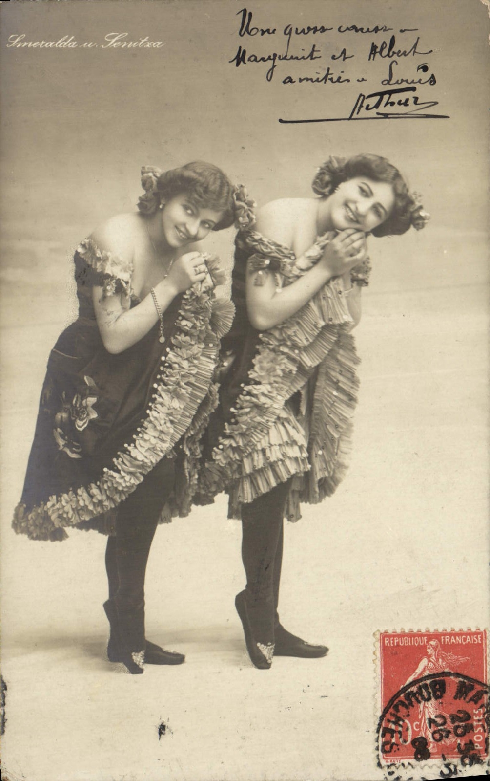 VINTAGE POSTCARD Senitza Theater