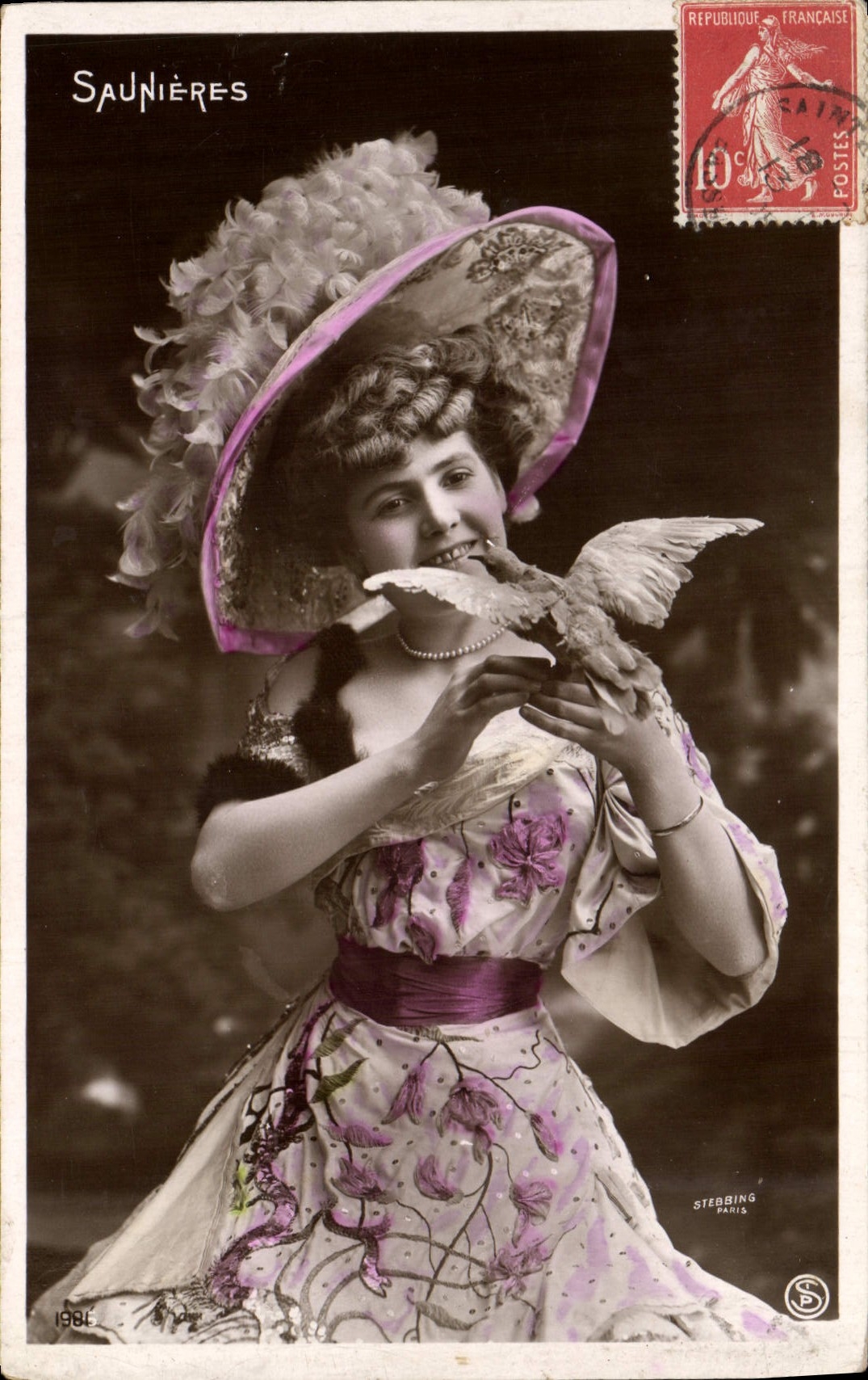 VINTAGE POSTCARD Theater Salt boxes