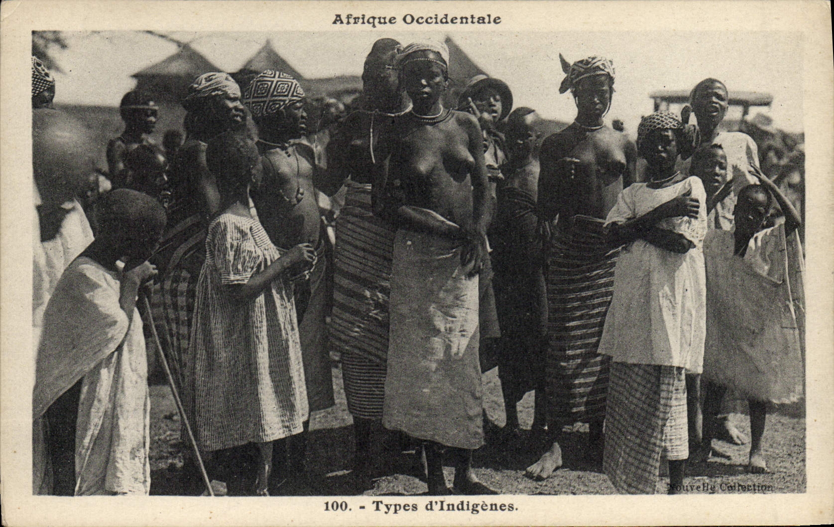 CPA Afrique occidentale Types d'indigenes
