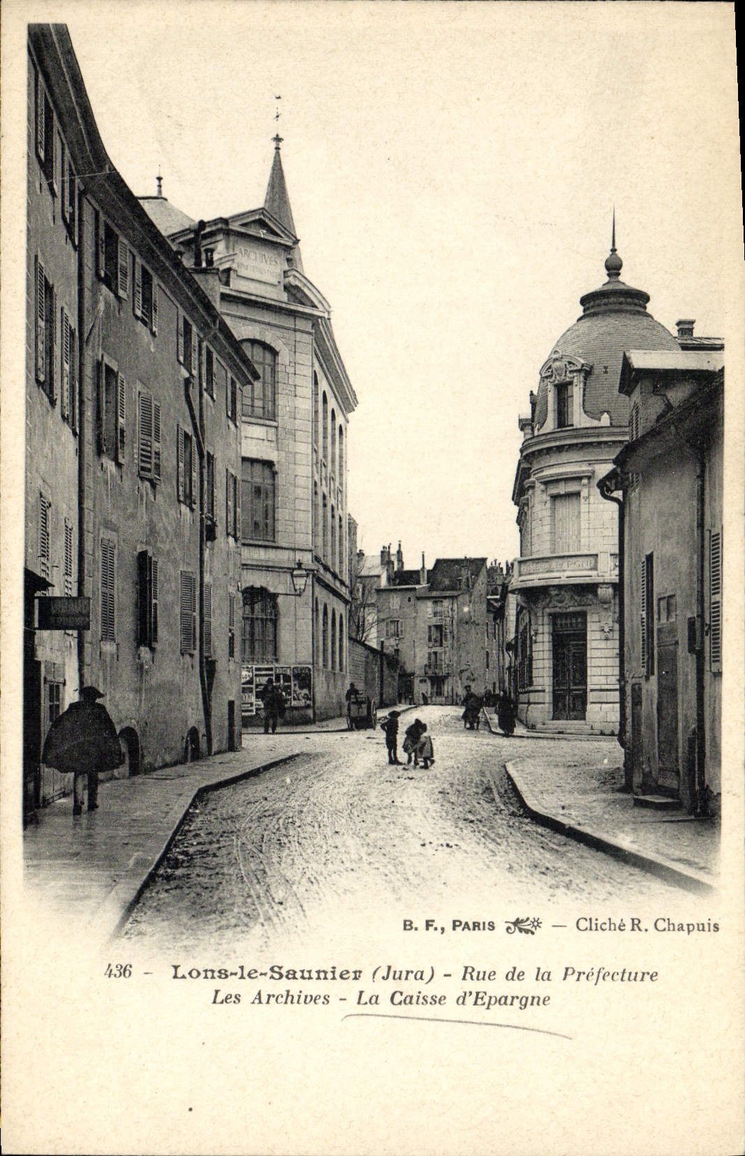 CPA Banque Lons le Saulnier Rue de la Prefecture Les archives Caisse d'Epargne