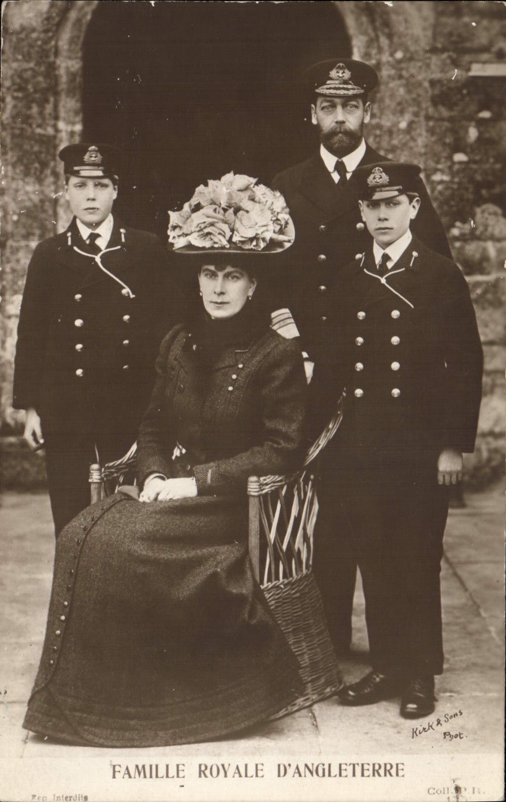 CPA Famille Royale d'Angleterre 