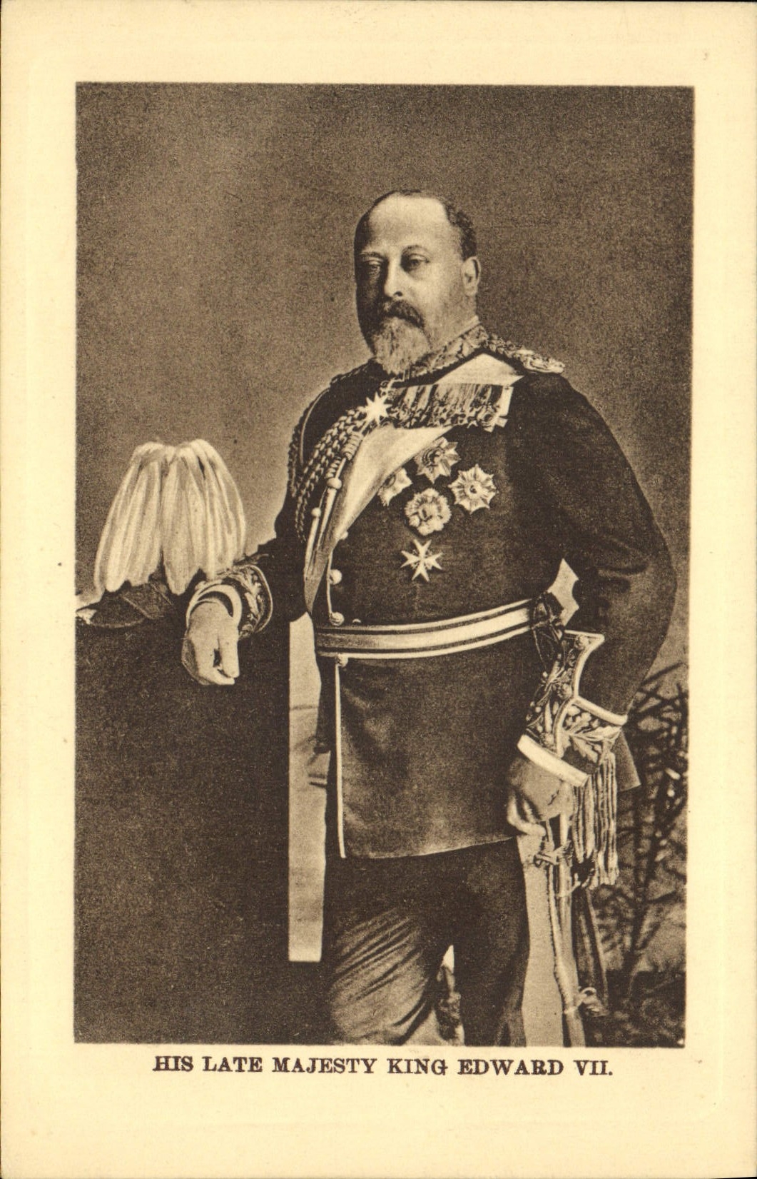CPA His late majesty King Edward VII