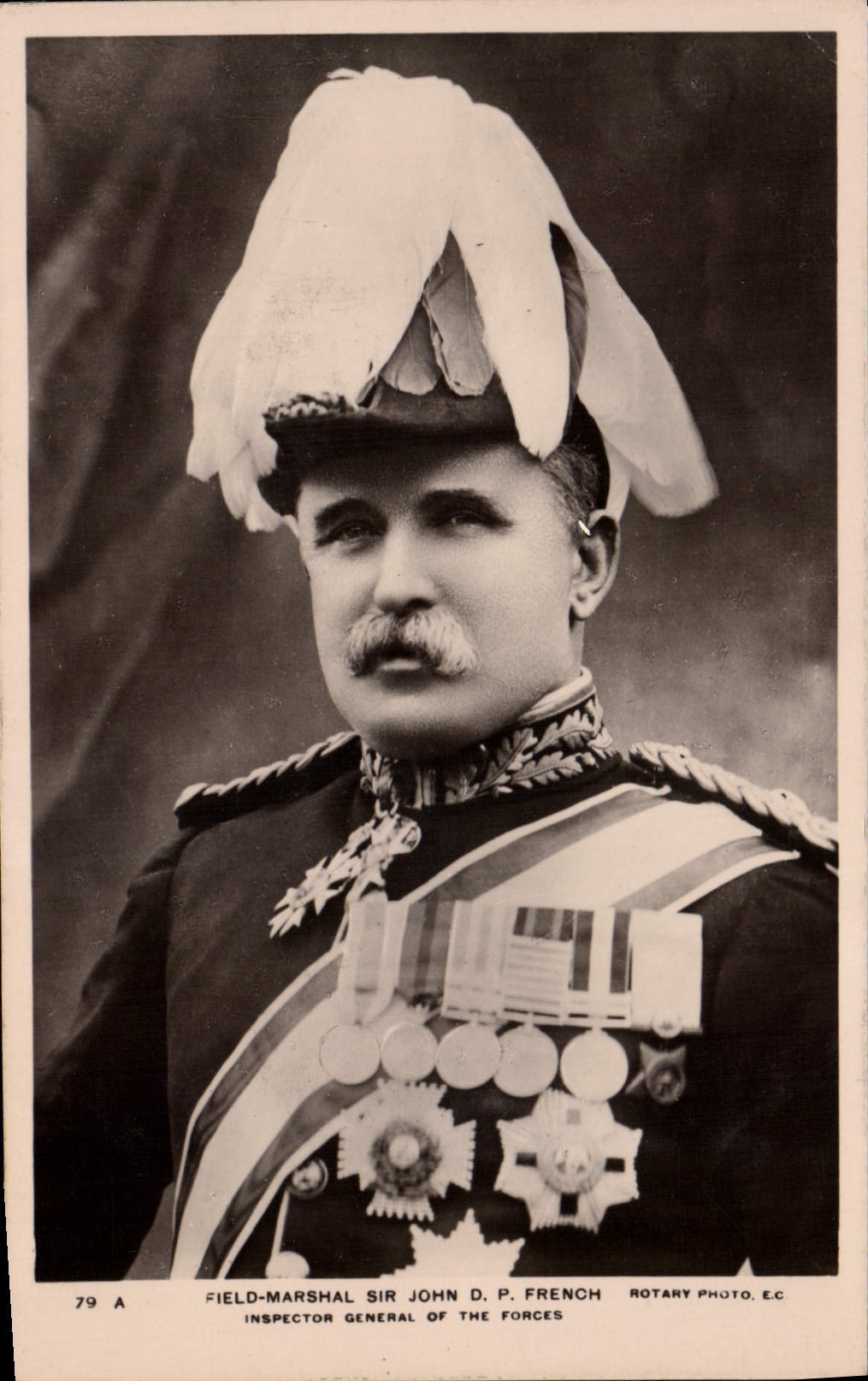 Inspector General francés de sir Juan DP de Marshall del campo de la POSTAL de la VENDIMIA de las fuerzas