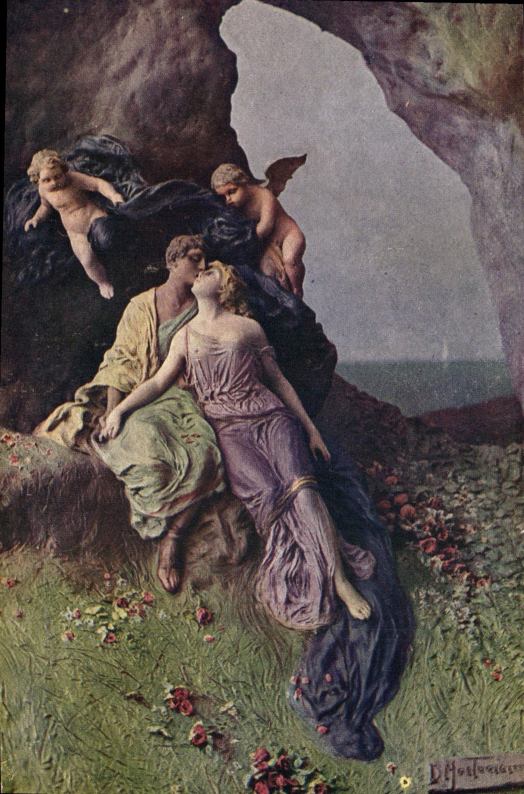 CPA Ange L'ete de la vie 