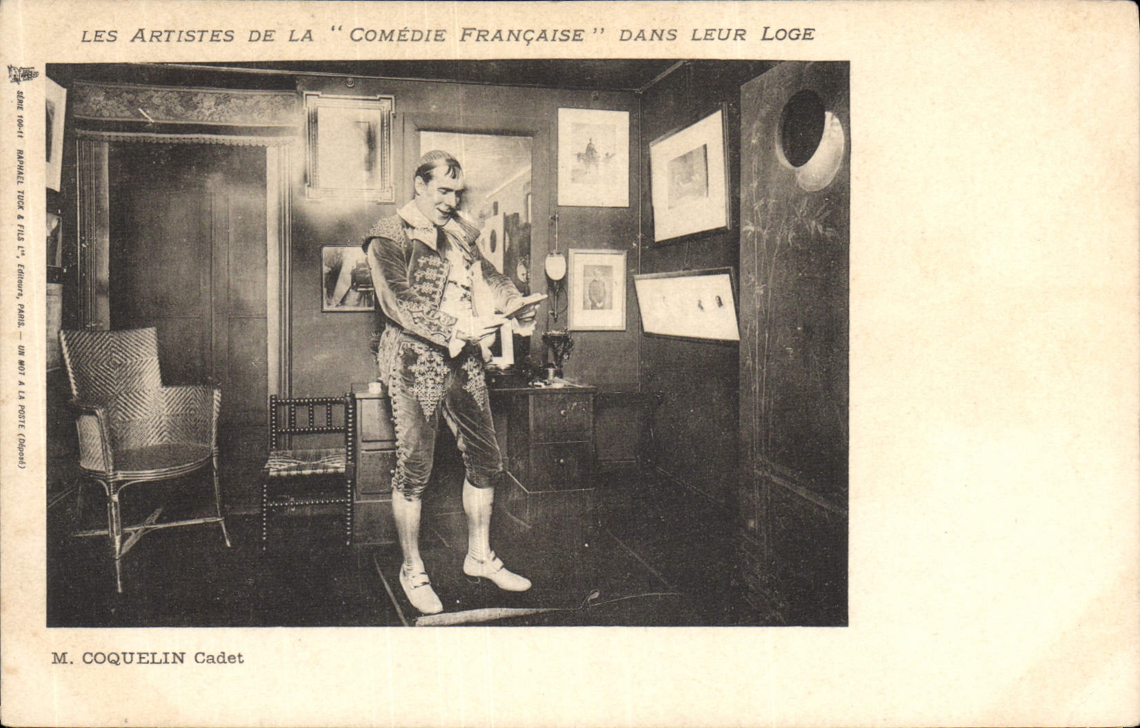 VINTAGE POSTCARD Mr. Coquelin