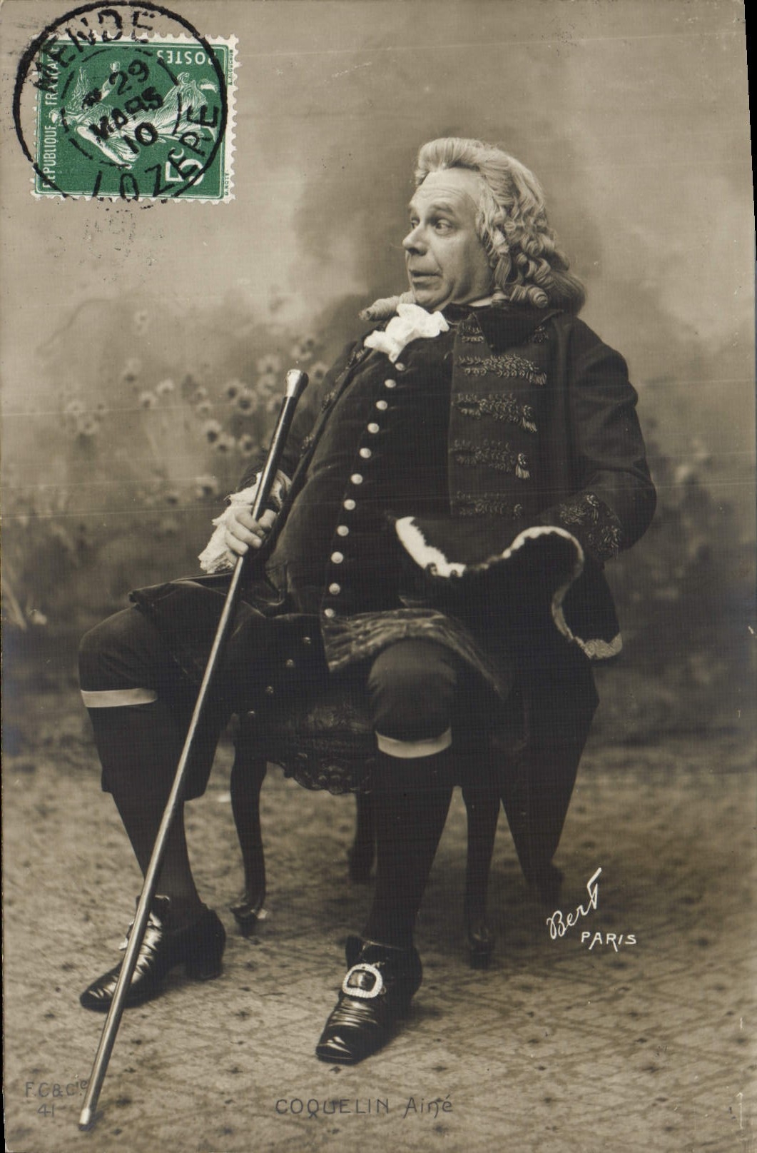 VINTAGE POSTCARD Coquelin Aine