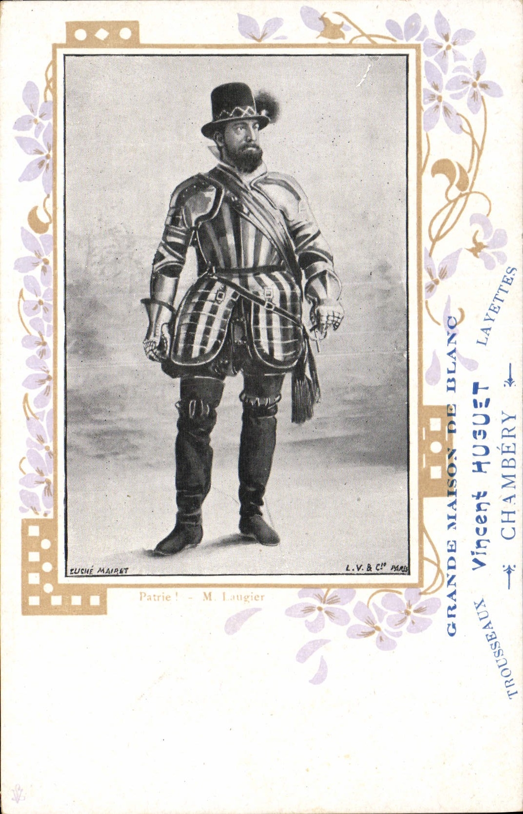 VINTAGE POSTCARD Mr. Laugier