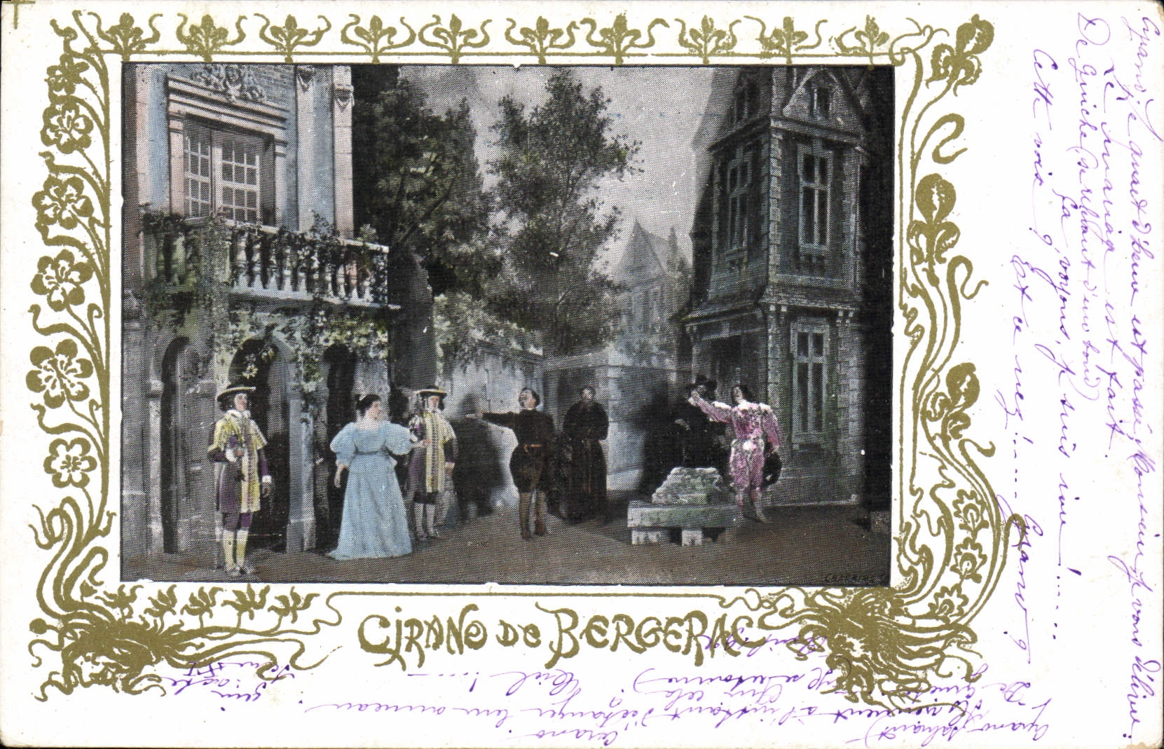 VINTAGE POSTCARD Cyrano of Bergerac