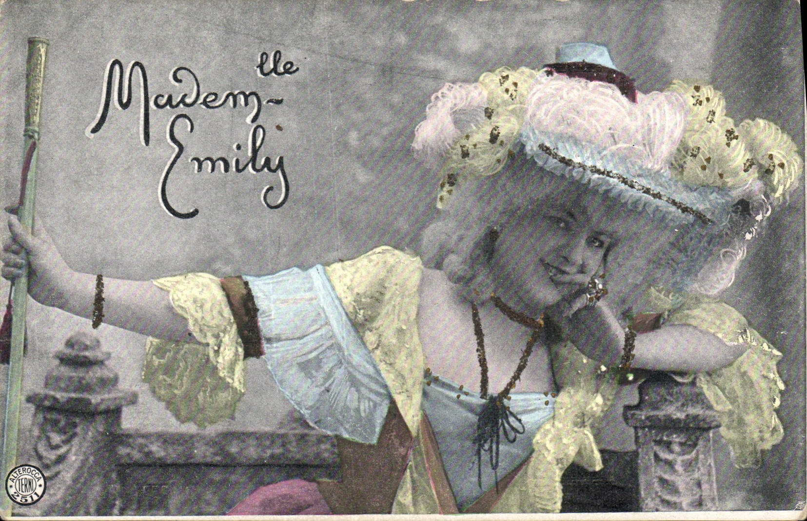 VINTAGE POSTCARD Miss Emily