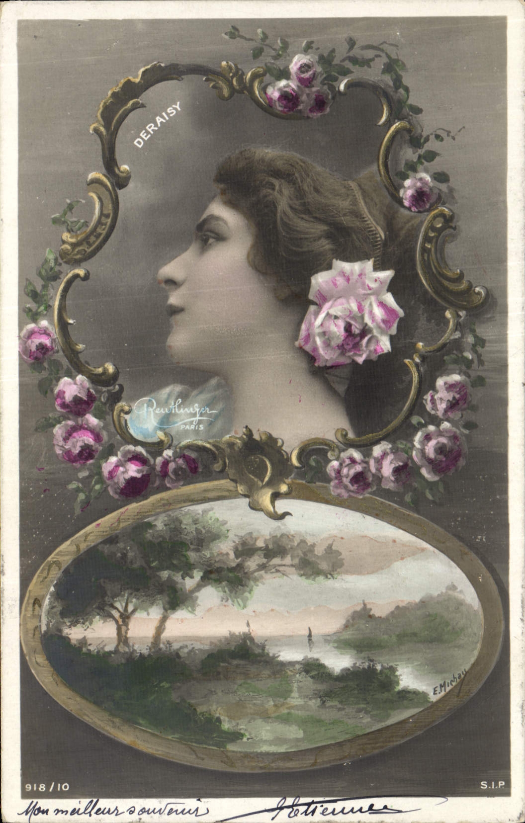 VINTAGE POSTCARD Deraisy