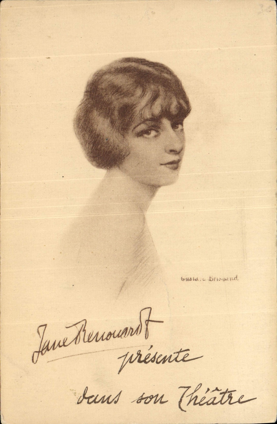 CPA Theatre Daunou Jeanne Cheirel Boucot Andre Luguet Andree Alvar Madame Albert Willemetz