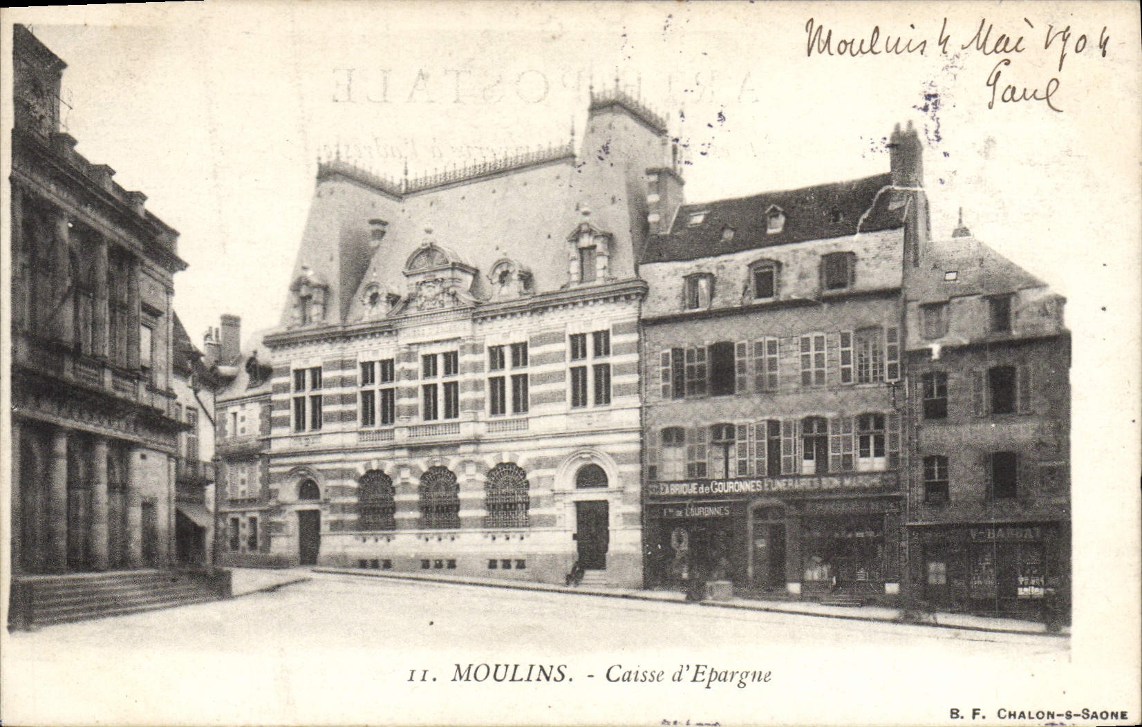 CPA Banque Moulins La Caisse d'Epargne