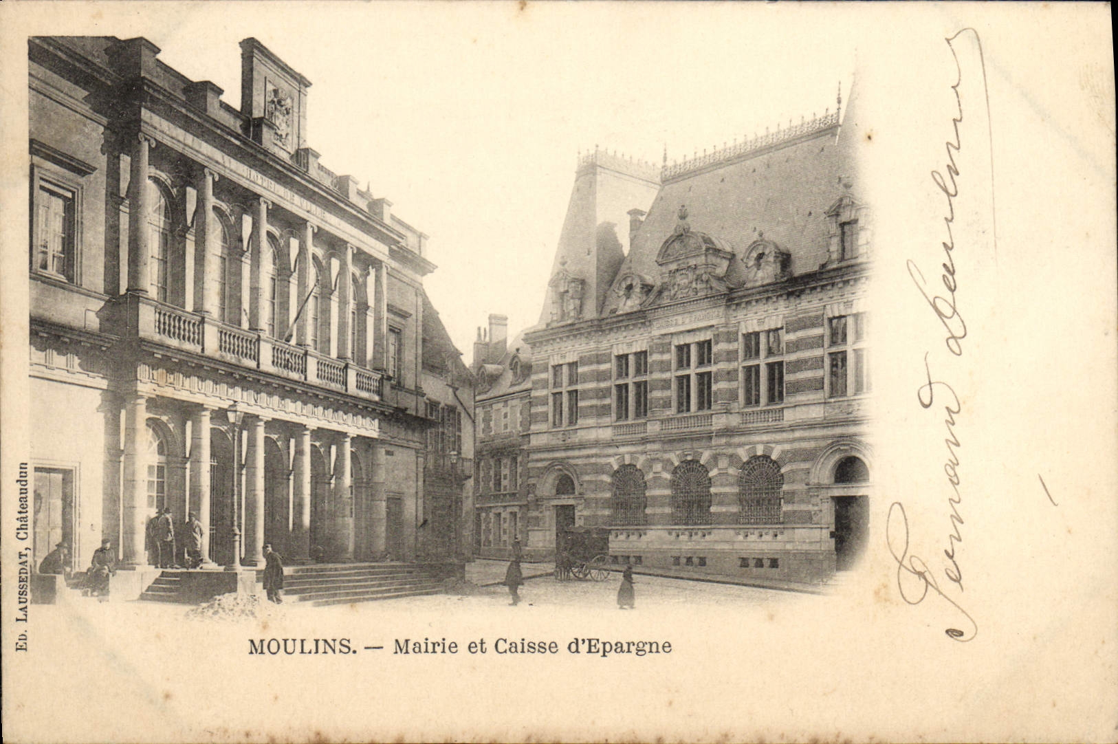CPA Banque Moulins Mairie et Caisse d'Epargne