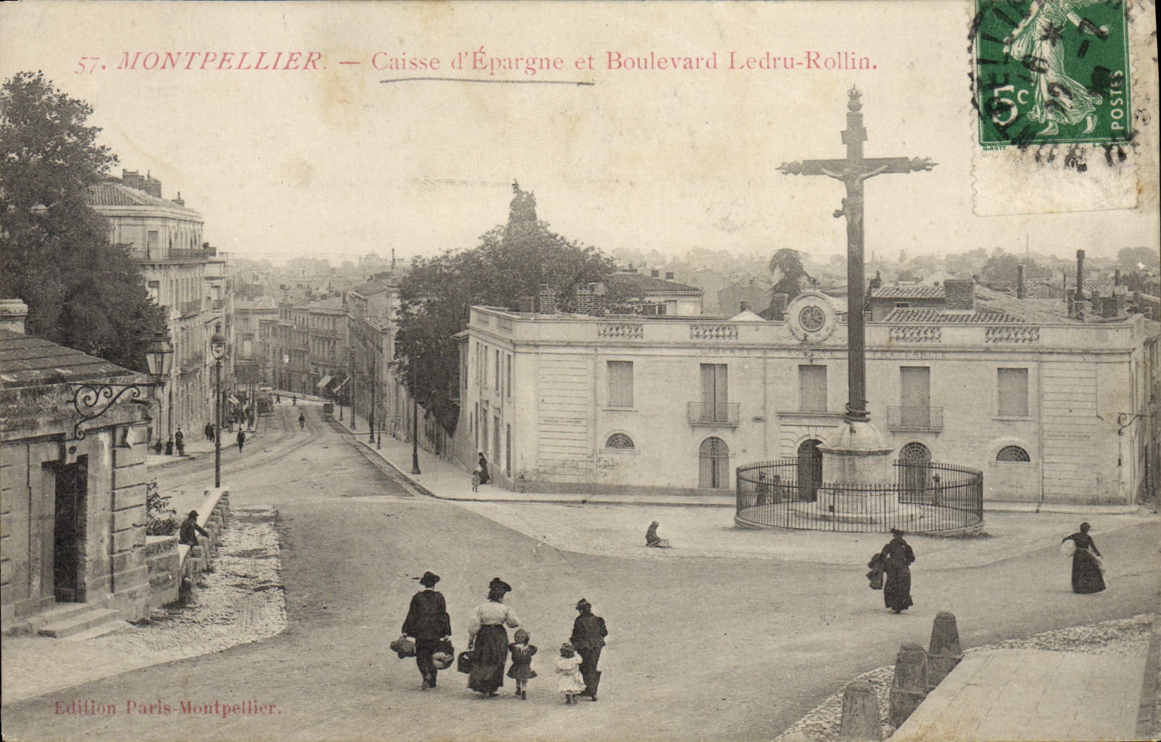 CPA Banque Montpellier Caisse d'Epargne et Boulevard Ledru Rollin 