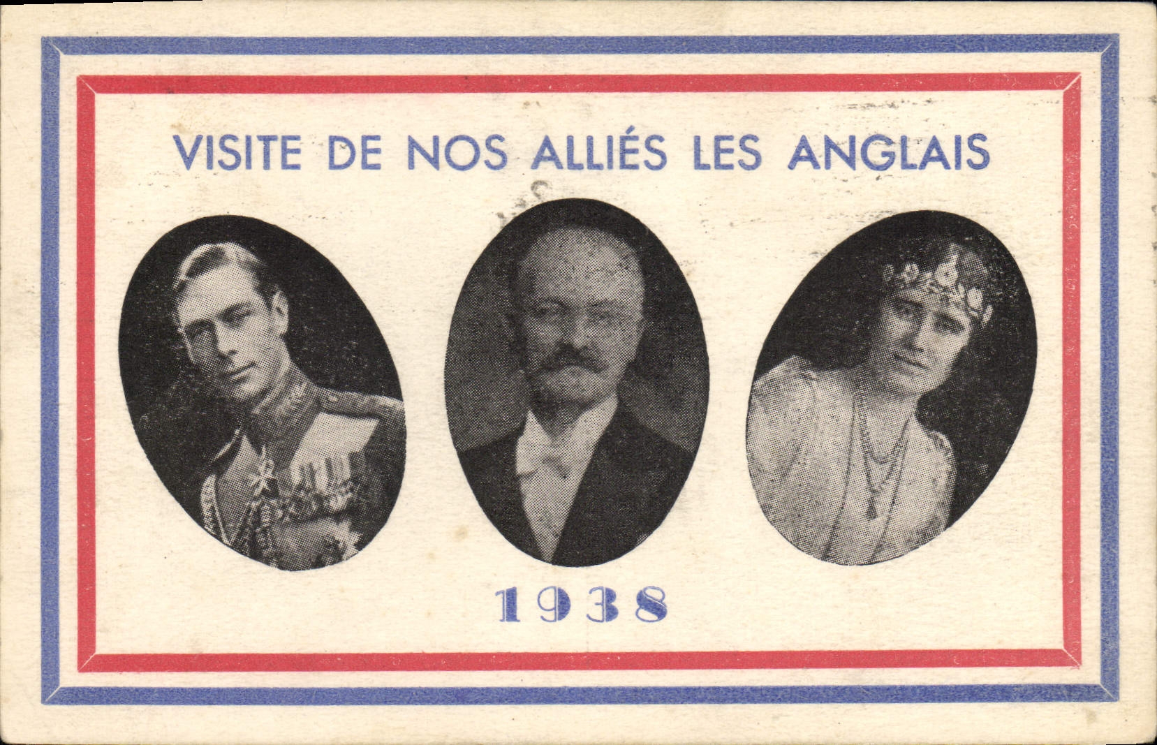 CPA Visite de nos allies les Anglais 1938