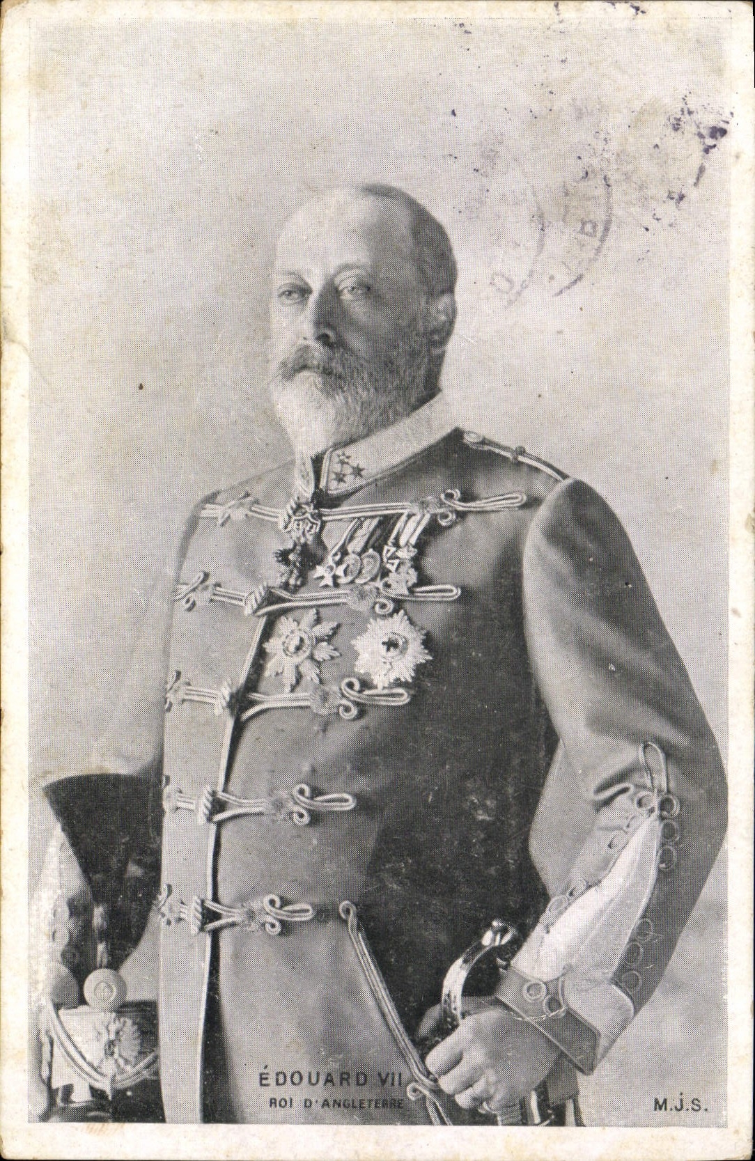CPA Edouard VII Roi d'Angleterre 
