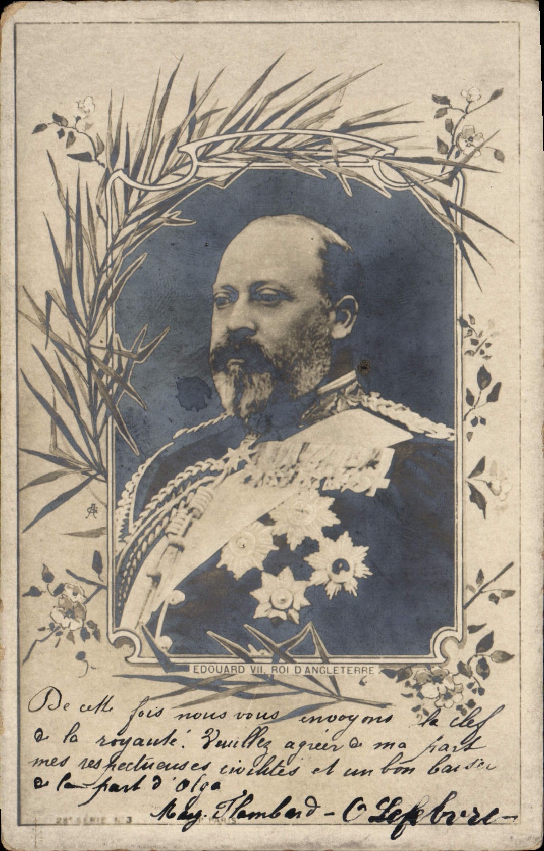 CPA Edouard VII roi d'Angleterre 