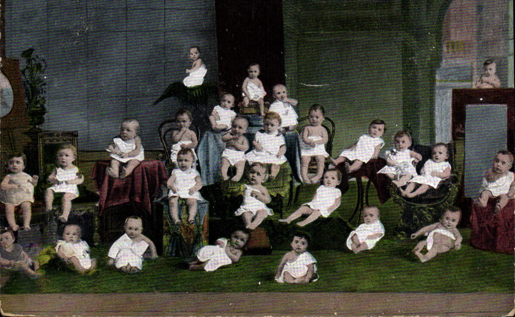 CPA Fantaisie Enfants Bebe 