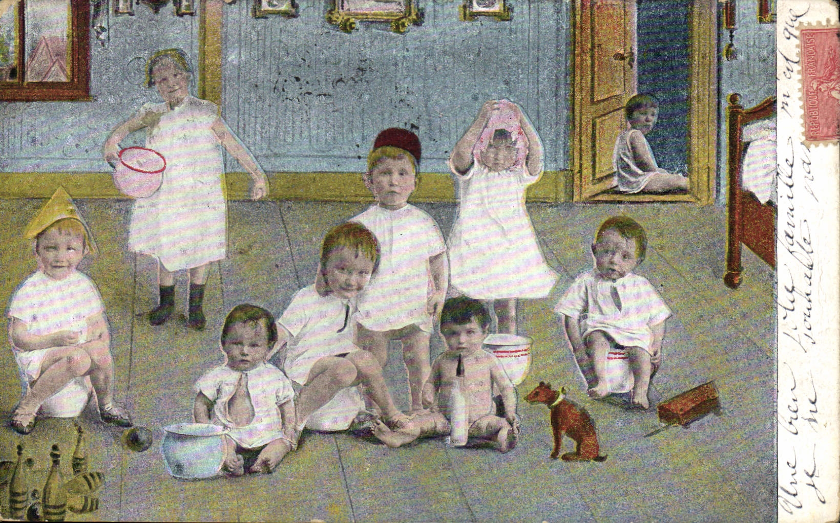 CPA Fantaisie Enfants Bebe 