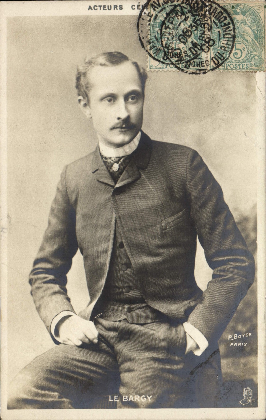 VINTAGE POSTCARD Bargy