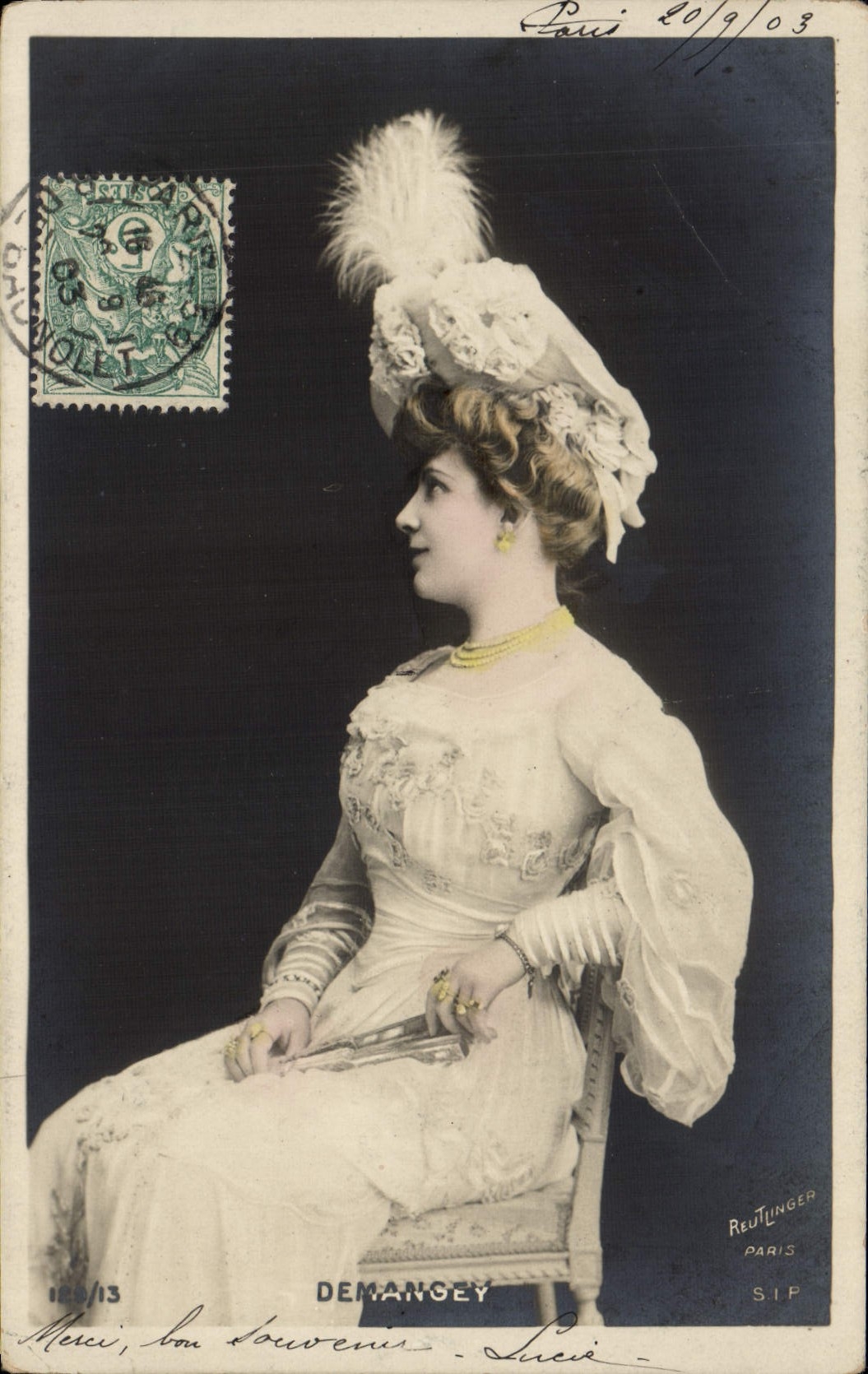 VINTAGE POSTCARD Demangey